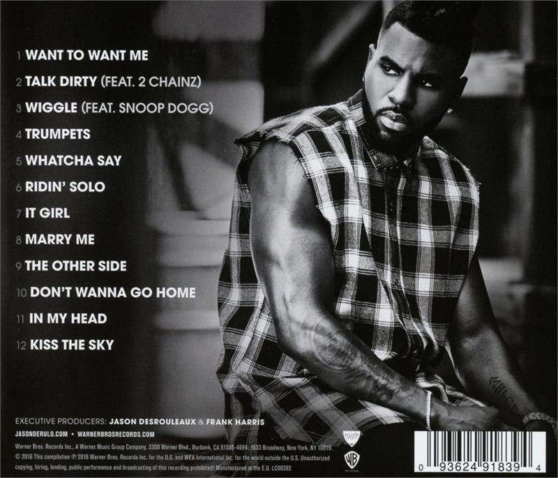 Jason Derulo Platinum Hits Audio Cd Jul Explicit Lyrics